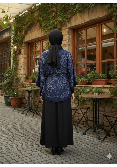 Tarzını Seç Yeni Sezon Rahat Modern Mira Oversize Panço / Tesettür Tunik - Panço