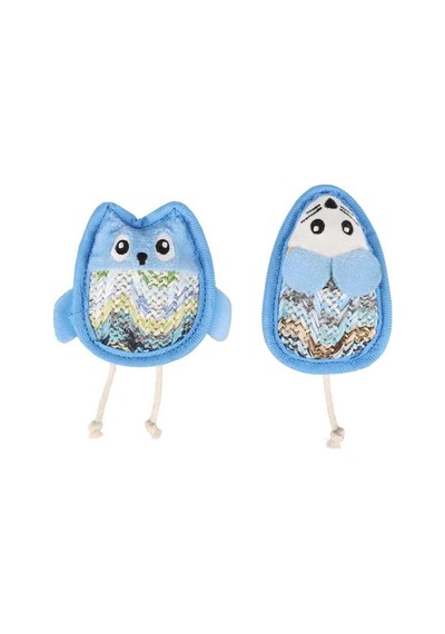 Flamingo Kagra Canipli Mini Peluş Fare-baykuş Oyuncak