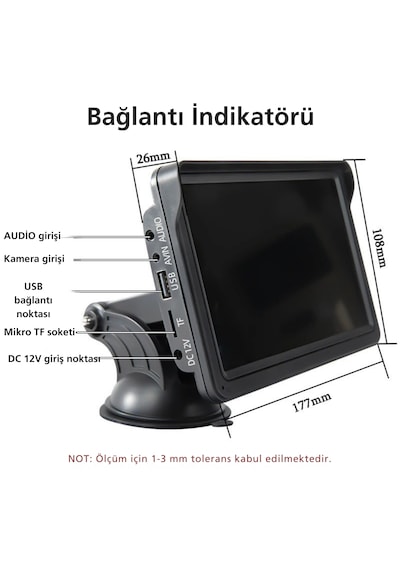 Techtic 7inç Carplay&android Auto Kablosuz Tak Çalıştır Multimedy