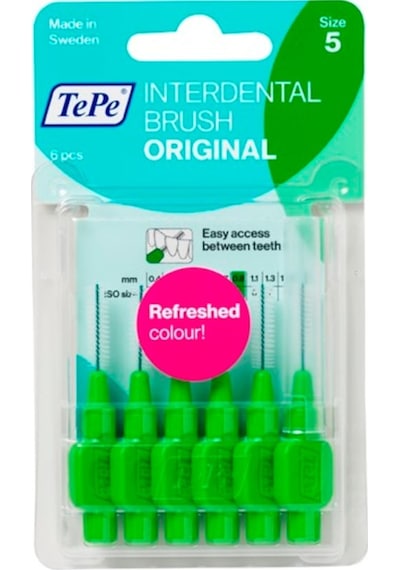 Tepe Interdental Arayüz Fırçası 6'lı 0.8 MM