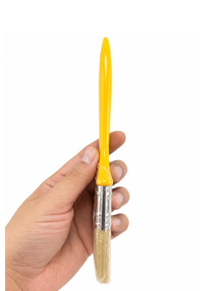 Kestirme Boya Fırçası No.2 - 4,5 Cm Plastik Saplı