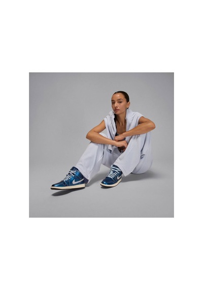 Nike Air Jordan 1 Mid Se 'metallic Blue'basketbol Ayakkabısı Lacivert
