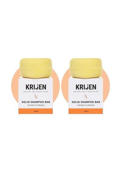 Ayrex Hindistan Cevizi &amp Portakal Kabuğu Katı Şampuan 100 Gr 2 Paketi