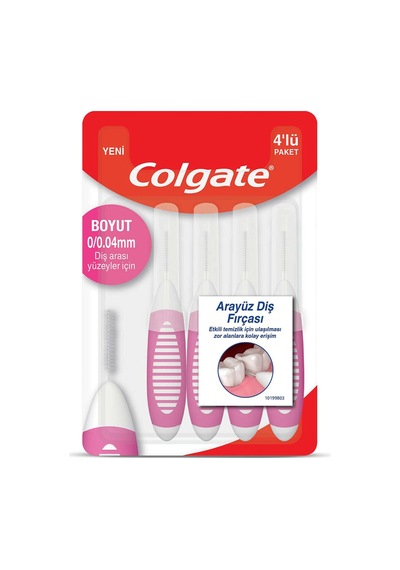 Colgate Diş Arasi Firçasi 4 Mm 4'lü - 6 Adet Tarı