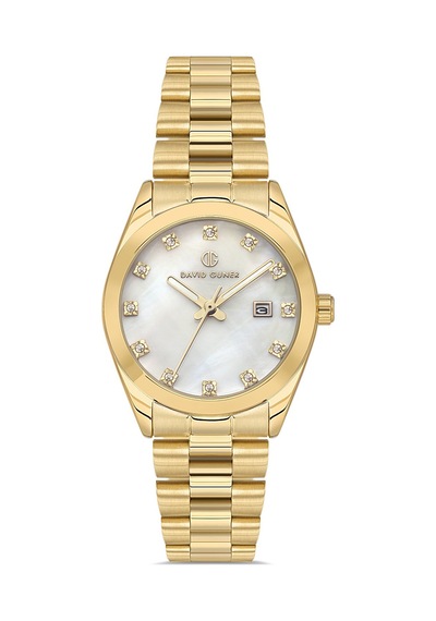 David Güner Kadın Kol Saati Dg-8500la-b1 Gold