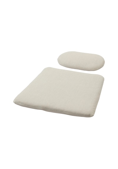 Ikea Beyaz Konforlu Berjer Koltuk - Tekli Koltuk Minderi 37x21 Cm
