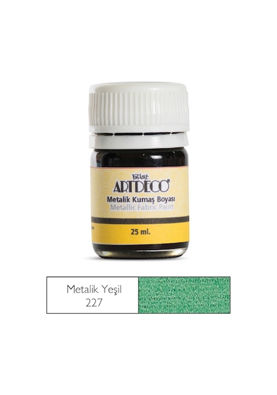 Artdeco Metalik Kumaş Boyası 227 Yeşil