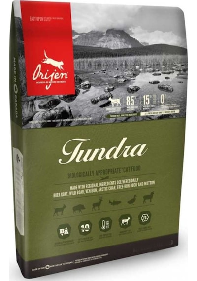 Orijen Tundra Etli Tahılsız Yetişkin Kedi Maması 5400 G