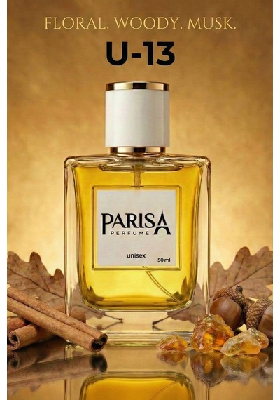 U-13 Mafra Paris Edp 50 Ml - Beyaz Çiçek & Misk Notalı Odunsu Çiçeksi Unisex Parfüm Prsu13 Çiçeksi