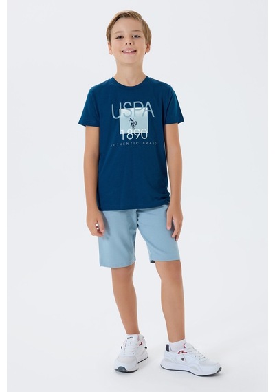 U.s. Polo Assn. Erkek Çocuk Lacivert Bermuda Takım 5274-49792 Lacivert