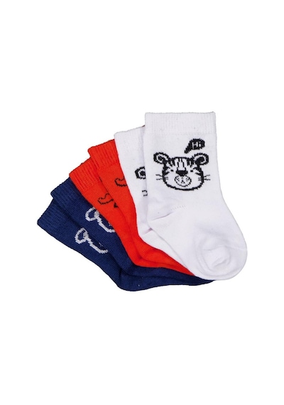 Civil Baby Hero Animal 3'lü 6- Bebek Erkek Çorap Set - Standart 6 Ay Standart
