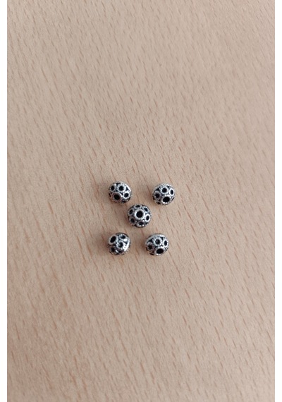 Tesbih Bileklik Kolye Metal Takı Ara Aparatı Metal 8 Mm Kaliteli Ara Aparat