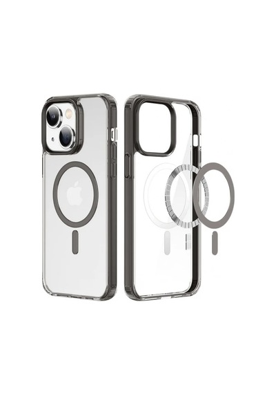 Dux Ducis Clin Mag Series İphone 14 Plus 6.7 Magsafe Uyumlu Manyetik Silikon Kılıf- 5775 Gri