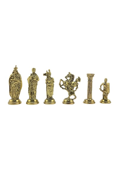Ayrex Büyük Boy Metal İngiliz Satranç Takımı Parlak Ve Rustik Desenli Sandıklı Mdf Tahtası 36x36x6 Cm.