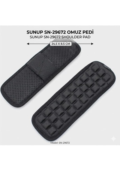 Sunup Sn-29674 Çanta Askı Omuz Destek Pedi 33.5x11cm Siyah