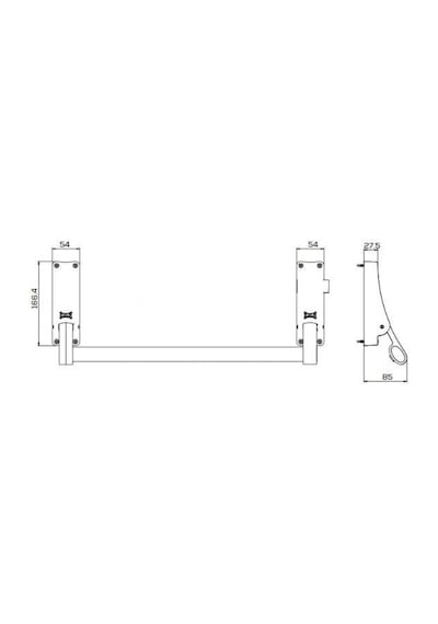 Kale Panik Bar Yangın Çıkış Kapısı Kolu Sertifikalı Panik Bar Kolu