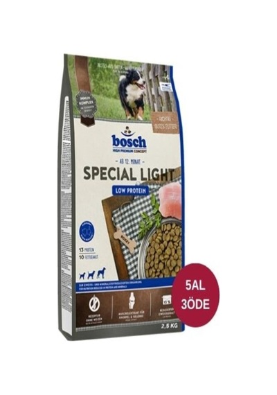 Bosch Special Light Extra Düşük Kalorili Yetişkin Köpek Maması 2,5 Kg