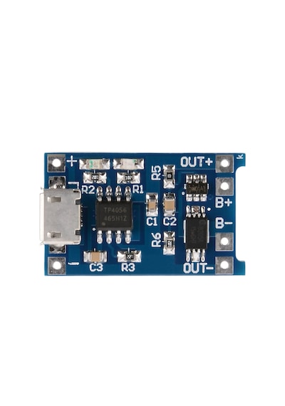 Tp4056 Korumalı Lityum Pil Şarj Devresi Micro Usb Batarya