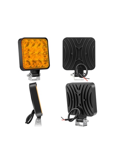 Off Road 3inç Traktör Tir Kamyon Sis Farı Ve Çalışma Lambası Sarı