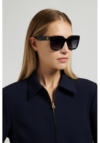 Th 2342/s 8079o 56 Tommy Hilfiger Güneş Gözlüğü Siyah