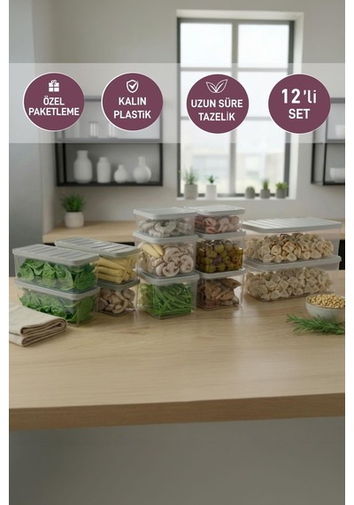 Selka Home 12'li Çeyiz Seti Açık Gri