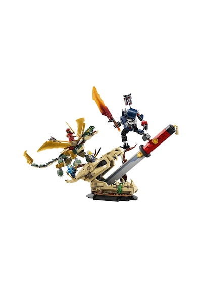 LEGO® NINJAGO® Ejderha Kılıcı Savaşı 71871 - 9 Yaş ve Üzeri Çocuklar için 4 Minifigür İçeren Oyuncak Yapım Seti (1016 Parça)