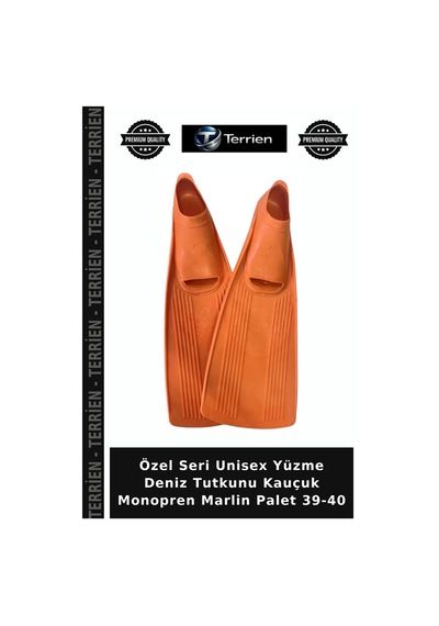 Özel Seri Unisex Yüzme Deniz Tutkunu Kauçuk Monopren Marlin Palet 39-40 Çok Renkli