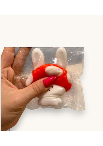 Moj Moj Taba Squish Mantar Şapkalı Sukuşi Yumuşak Stres Atıcı Oyuncak - 1 Adet