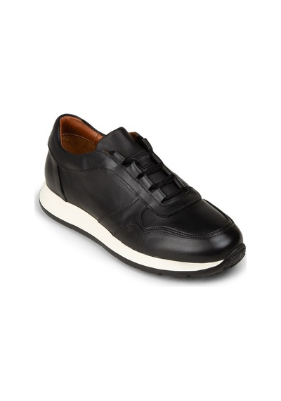 Deery Erkek Hakiki Deri Siyah Sneaker Ayakkabı - E8210msyhe01 Siyah