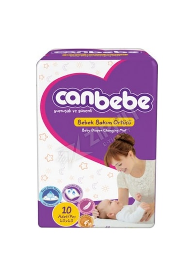 4 Adet Canbebe Bebek Bakım Örtüsü 10'lu