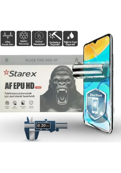 İphone 17e Uyumlu Nano Ekran Koruyucu Ultra İnce Af Epu - 0.20 Mm Hd Starex