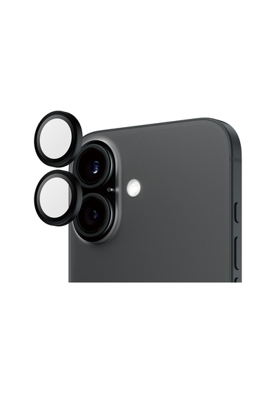 Panzerglass Hoops Apple Uyumlu iPhone 16 16 Plus Siyah Kamera Lens Koruyucu