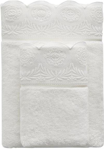 Soft Cotton Queen 50x100cm Havlu Ekru Beyaz