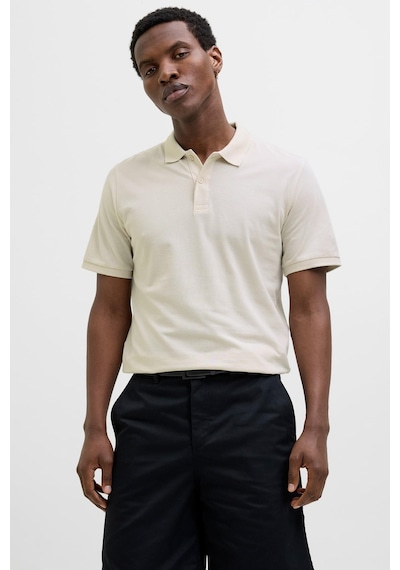 Jack & Jones Jjkane Erkek Polo Tişört Kısa Kollu Şık Günlük Bej