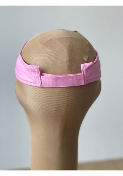 Aida Jewelss Pamuk Sporcu Koşu Tenis Vizör Şapka Arka Kısmı Ayarlanabilir Unisex Vizör Şapka Beyaz.