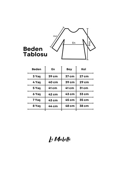 Le Mabelle Ekru Gül Aksesuarlı Uzun Kollu Kız Çocuk Sweatshirt - Elisa Ekru