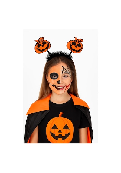 Halloween Cadılar Bayramı Komik Bal Kabağı Simli Parti Tacı Tüylü Diğer