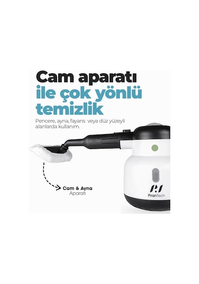 Cb-902 Buharlı Temizleyici 1500w 3 Bar Buharlı Temizlik Makinesi Tek Renk