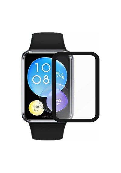 Huawei Watch Fit 2 Uyumlu Ekran Koruyucu Nano Esnek Cam Tam Kaplayan Ppm