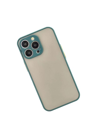 Newface Apple iPhone Uyumlu 13 Pro Kılıf Montreal Silikon Kapak - Yeşil