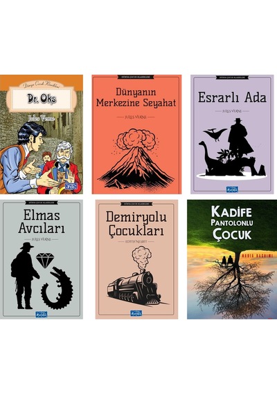 Ortaokul Okuma Seti Kadife Pantolonlu Çocuk