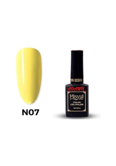 Adanil 15 ML Misyul Profesyonel Kalıcı Oje Neon Sarı No:N07