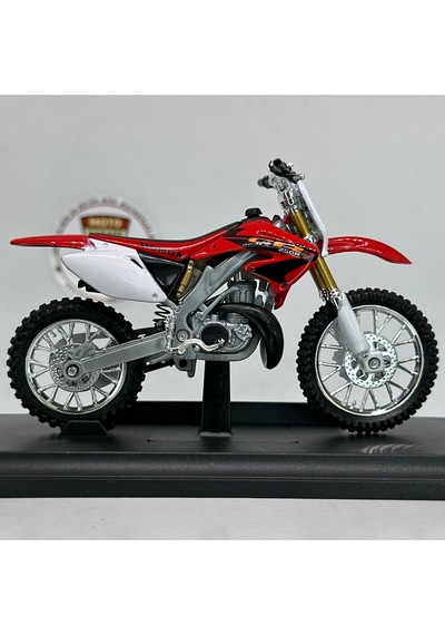 Honda Cr250r 1:18 Diecast Motosiklet Model Lisanslı Metal Maket Oyuncak & Koleksiyonluk Biblo