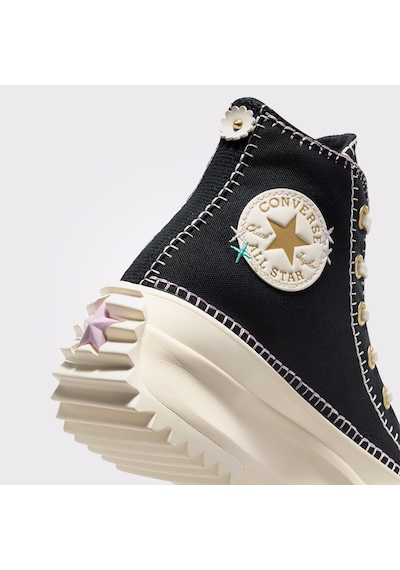Converse Run Star Hike Unisex Siyah Platform Sneaker 1254420