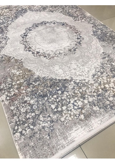 Padişah Halı Evidence 36833 111 Serisi Viskon Akrilik Salon Oturma Yatak Odası Halısı Çok Renkli - Gri