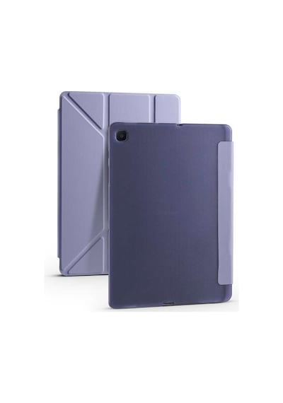 Samsung Uyumlu Galaxy Tab A7 10.4 T500 2020 Kılıf Zore Tri Folding Kale