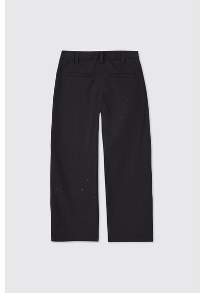 Panço Kız Çocuk Beli Lastikli Lacivert Pantolon 2621gk04001