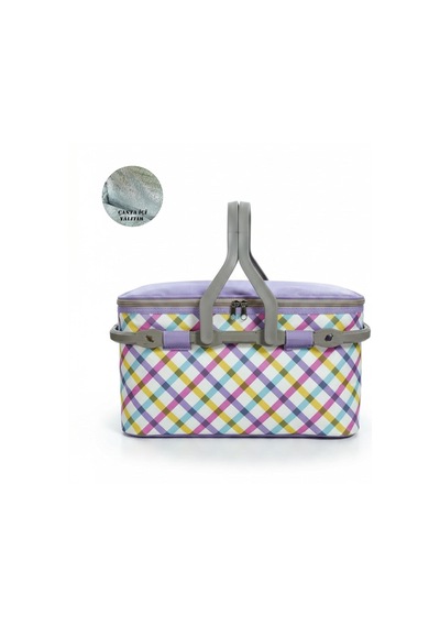 Lexroo 20 Lt Piknik Sepeti 1113 Picnic Bag Çok Renkli