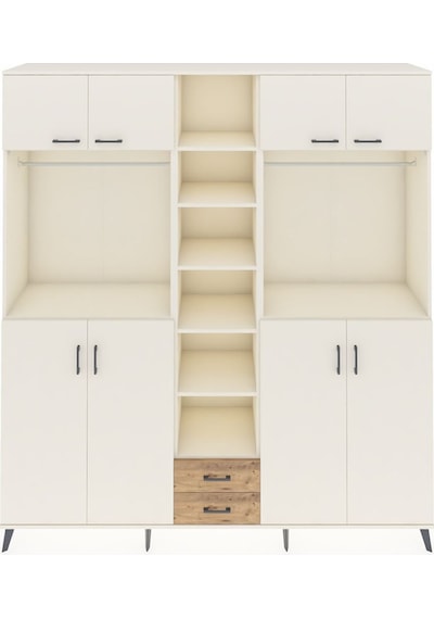 Hyperion Dolap 14 Raflı 2 Çekmeceli 2 Askılı 220x44x243 Aytaşı-aytaşı/çam Aytası/atlas Çam Hyperion Dolap 14 Raflı 2 Çekmeceli 2 Askılı 220x44x243 Aytaşı-aytaşı/çam Aytası/atlas Çam