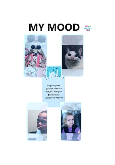 Modun Ne - Eğlenceli Arkadaş Aile Kutu Oyunu My Mood Moodun Ne Meme Mim Kartları 48 Kart
